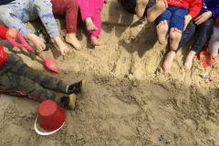 Sand pit fun