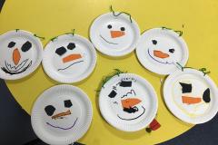 Making snowmen faces